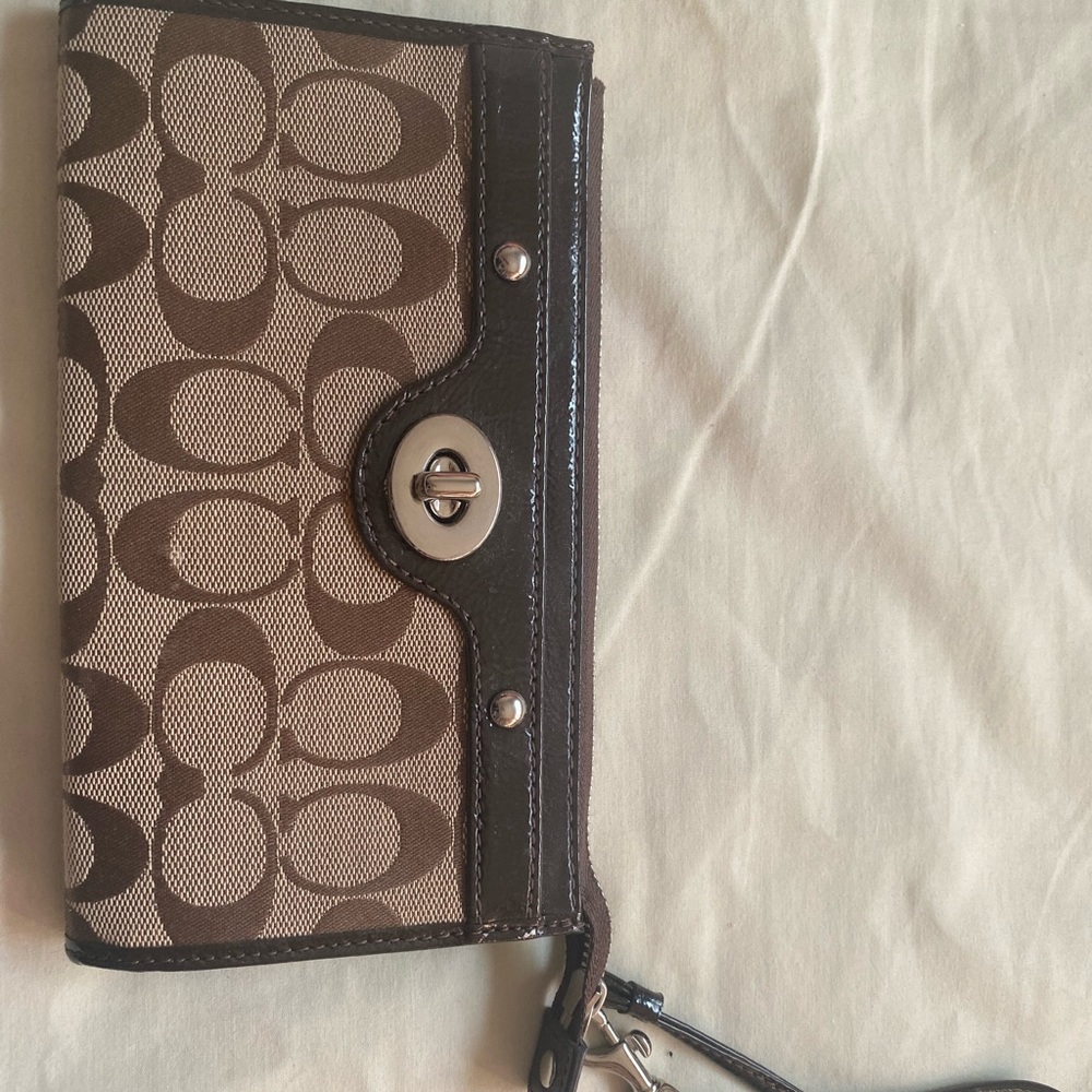 Coach wristlet